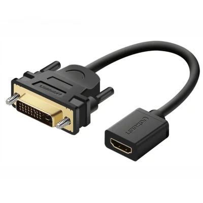 Adaptador Cabo HDMI Fêmea P/ DVI D 24+1 Macho Ugreen
