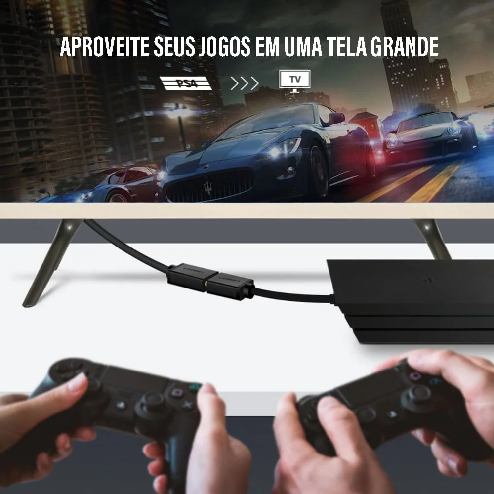 Imagem 2 de 5 do produto Adaptador Cabo HDMI Fêmea P/ DVI D 24+1 Macho Ugreen