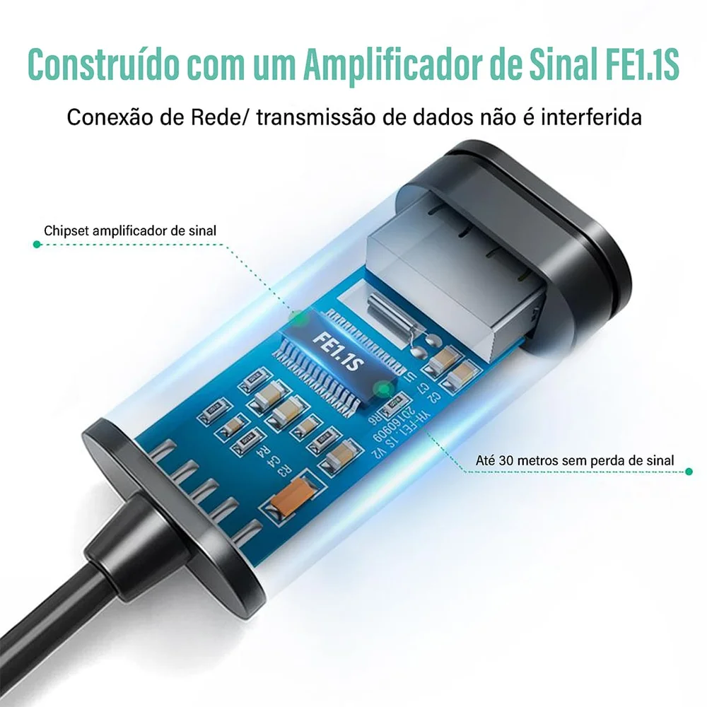Imagem 2 de 5 do produto Ugreen Cabo Extensor Usb 2.0 Extensão Amplificado Ativo 10m