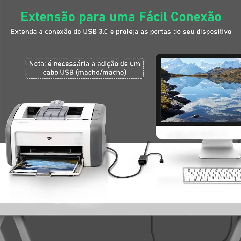 Imagem 4 de 5 do produto Extensor USB 3.0 Ugreen, Extensão Ativo Alimentado, 10m