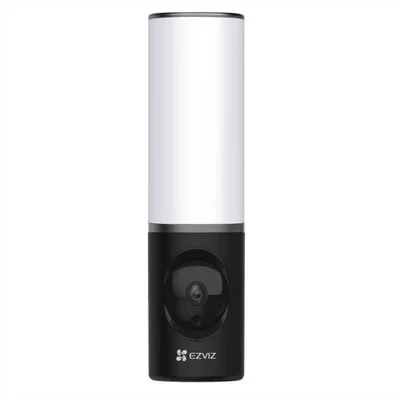 Smart Câmera Luminária Panorâmica Wifi Com Alexa / Google Ezviz Hikvision Lc3 2k Resolução Ir 10m Cs-lc3-a0