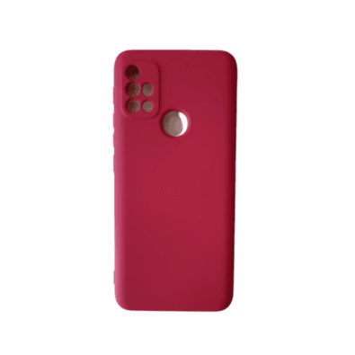 Capa Aveludada Com Proteção Câmera Compatível Moto G10 / G30 - vinho