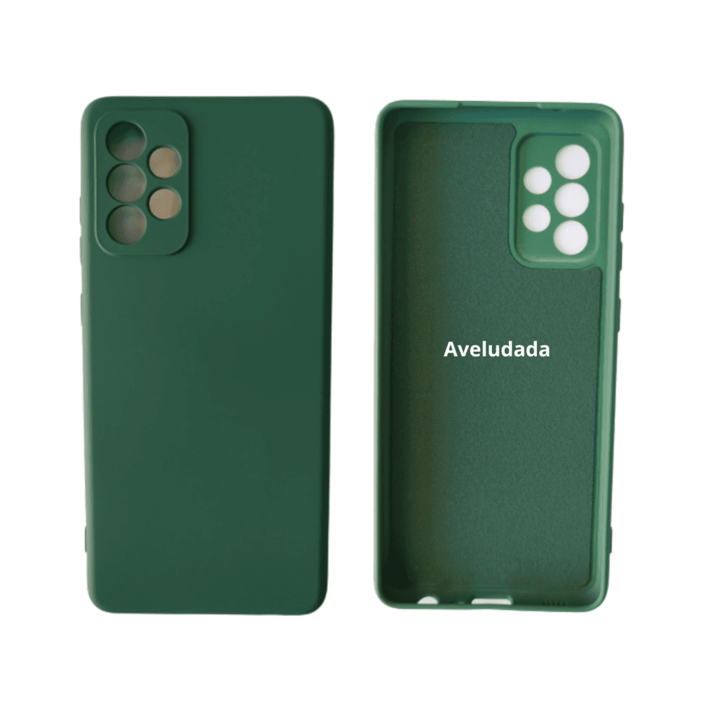Imagem 2 de 3 do produto Capa Aveludada C/ Proteção Câmera Compatível Galaxy A72 5g