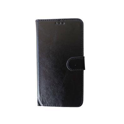 Capinha Carteira Flip Compatível A01 Samsung Cor Preto