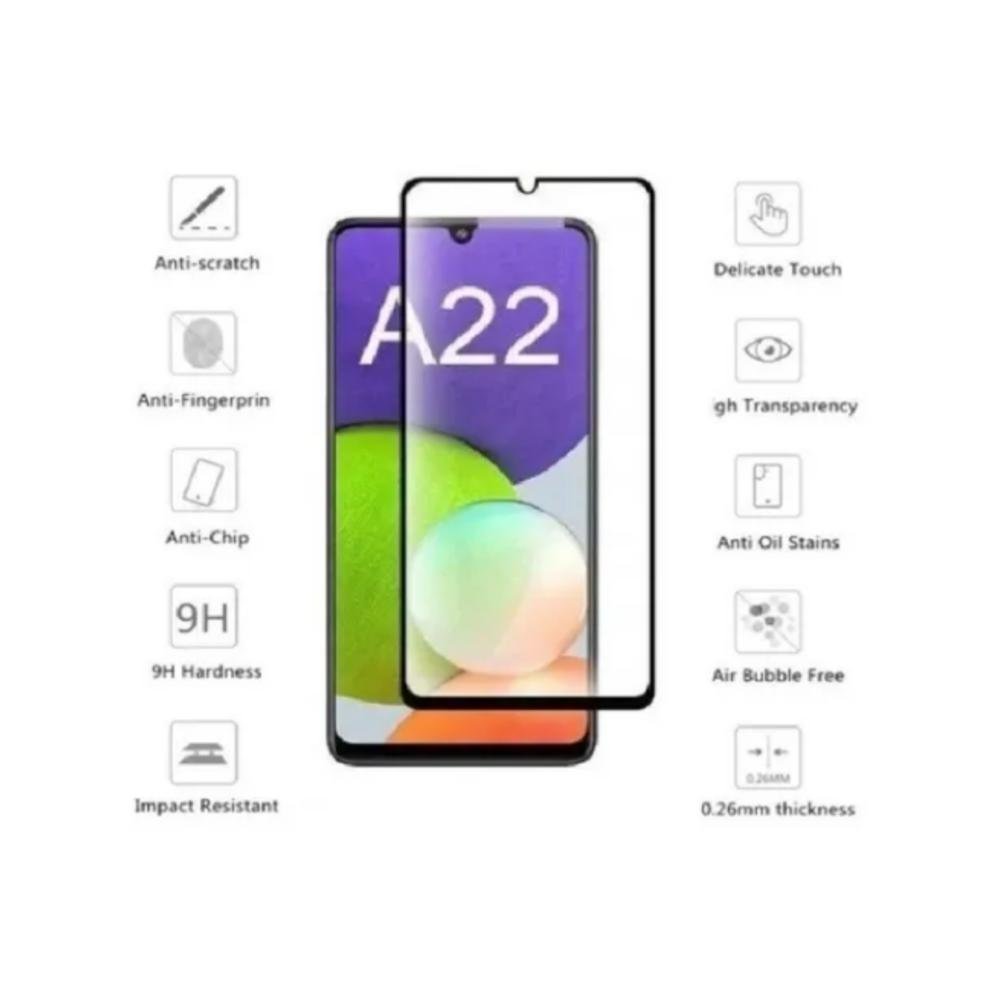 Imagem 3 de 4 do produto Película De Vidro 9d P/ Tela 6.4" Compatível A22 4g Samsung
