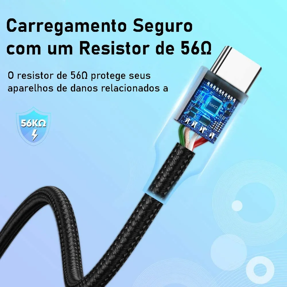 Imagem 4 de 5 do produto Cabo Celular USB C Ugreen Carregador Rápido Android 3m