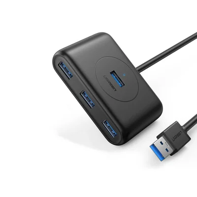 Ugreen Hub Usb 3.0 4 Portas Alimentação Micro Usb 1m
