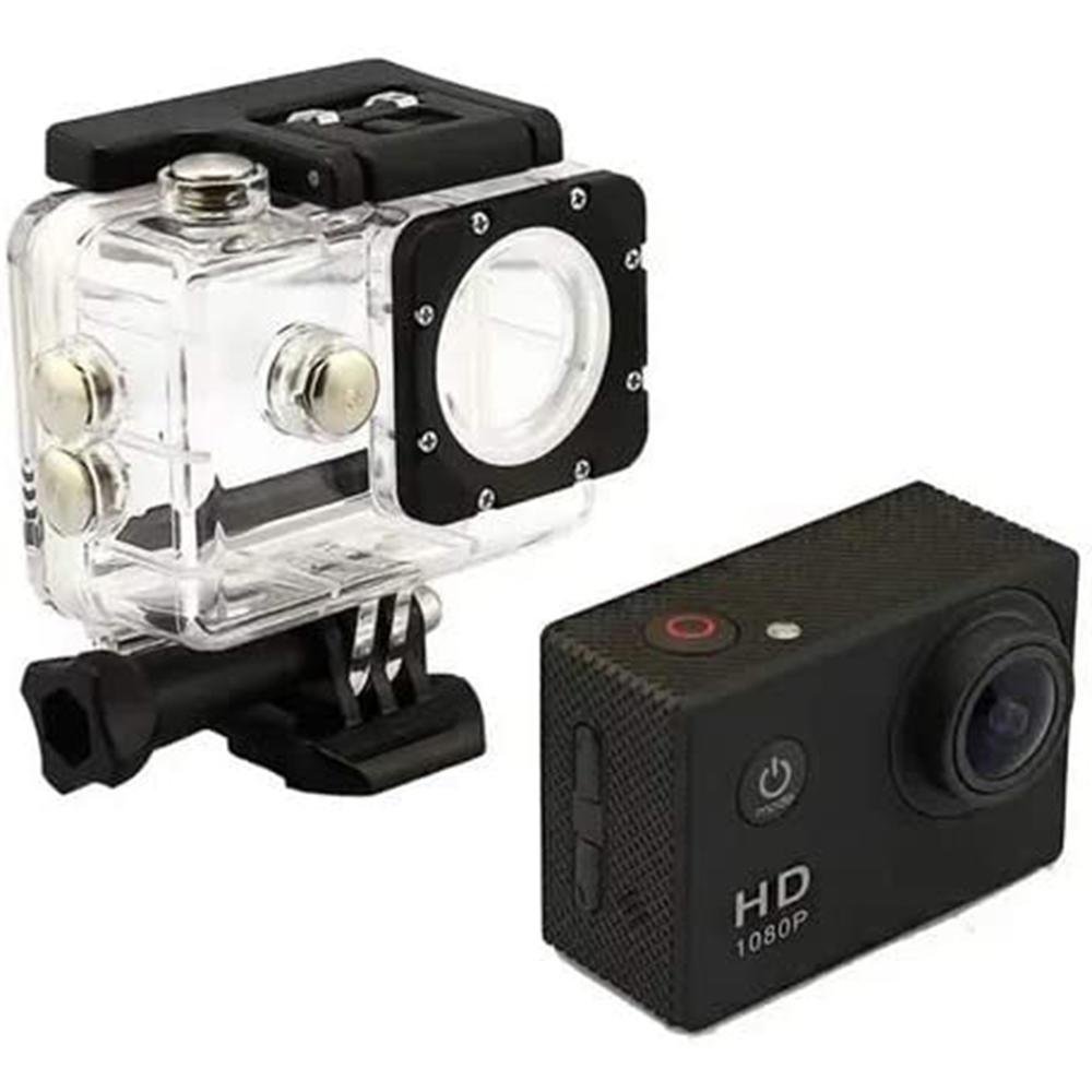 Câmera Filmadora Pro Full Hd Go Sports Pro Bike Moto Mini Dv Aquatica A Prova D´agua