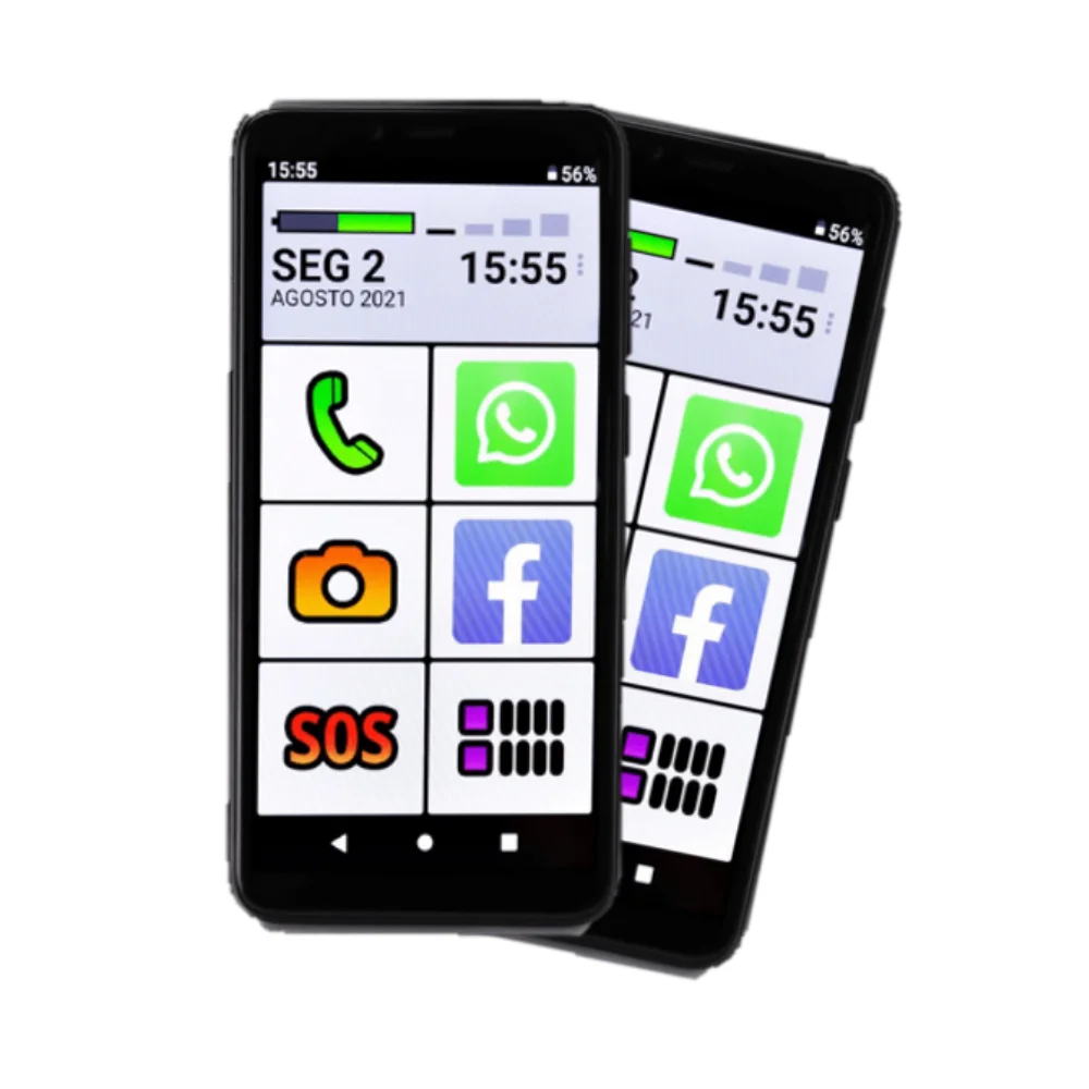 Celular Do Idoso Vovôfone 16gb 4g Botão Sos Zap Zap Cor:preto