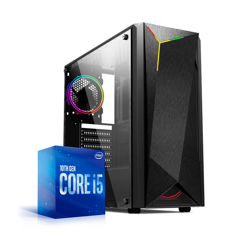 Gaming Pc I5 10400f Gt 1030 Sistem Desktop PC Gaming GRT White RGB