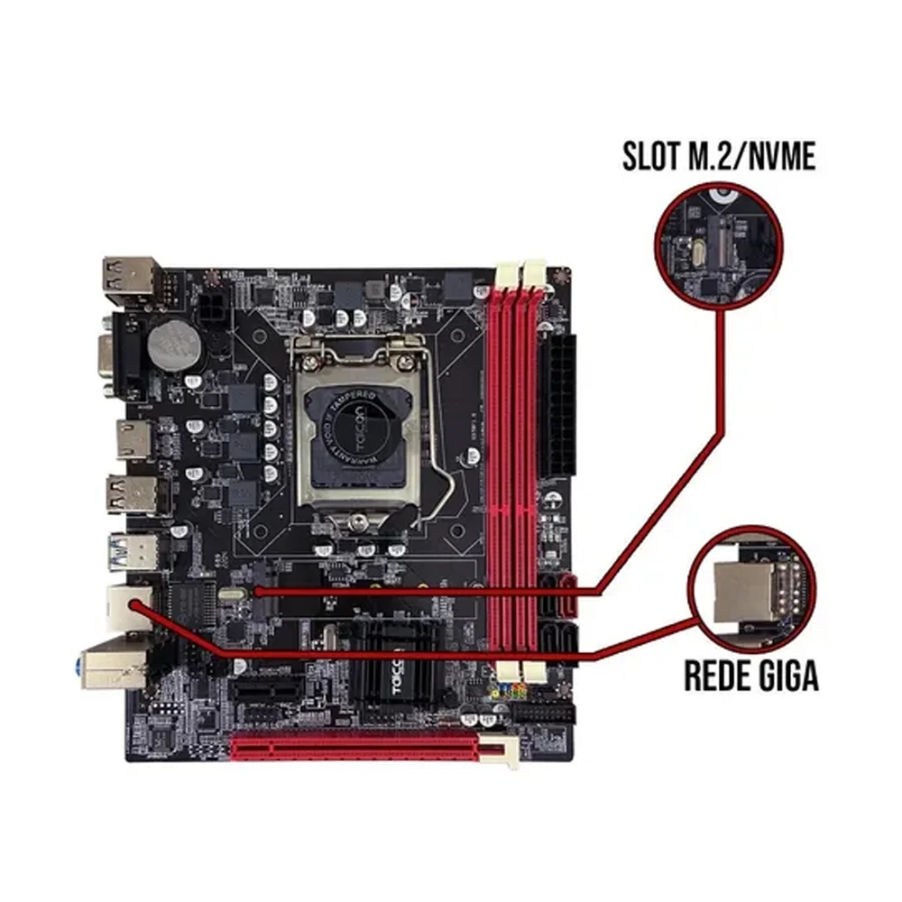 Kit Upgrade Placa Me Processador Memória KaBuM