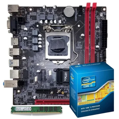 Kit Upgrade Kaikora, Placa-Mãe H81 + Intel I5 4ª Geração + Memória 4GB DDR3