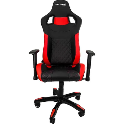 Cadeira Gamer Mymax Mx15, Giratória, Preto/Vermelho
