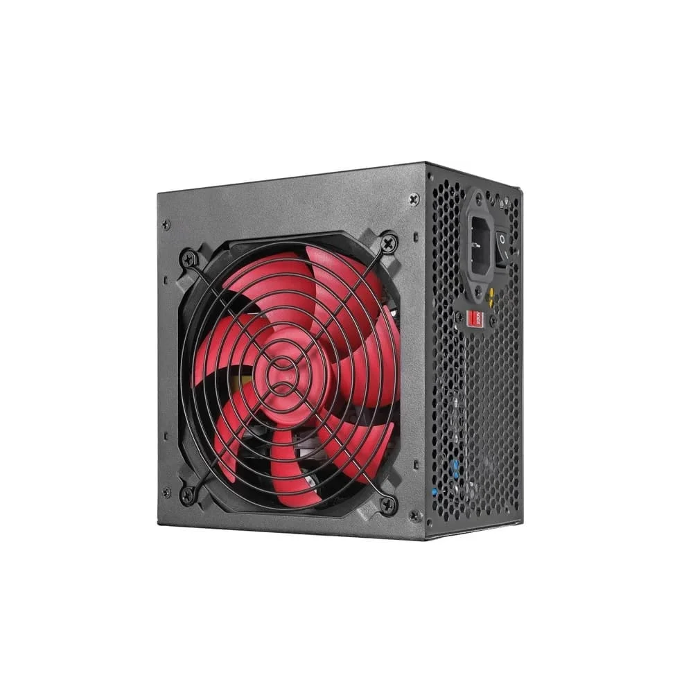Fonte Atx Fortrek Crusader, 500w, Bivolt Manual, Cooler 120mm, Preto