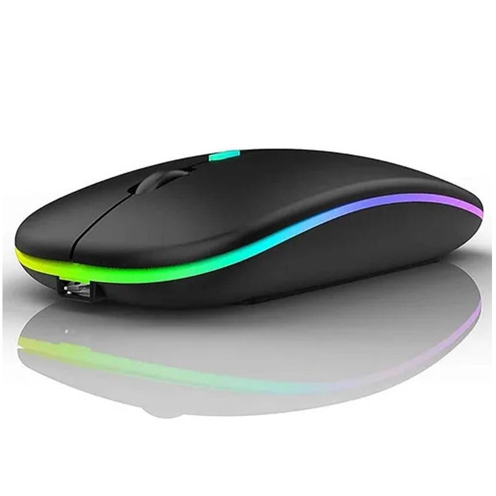 Imagem 3 de 3 do produto Mouse Sem Fio FY Imice E-1300, Luminosa, Modo Duplo, Silencioso