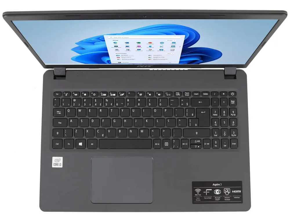 Notebook Acer Aspire 3 i3 20GB SSD 256GB KaBuM