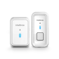 Campainha Sem Fio Intelbras Cib 101, Receptor, 100m, Bivolt, Branca