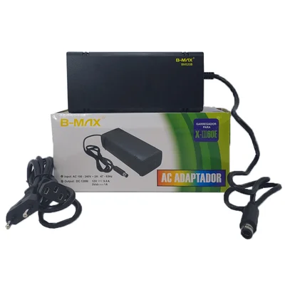 Fonte Carregador Para Xbox 360 Super Slim Bivolt 120w 1 Pino