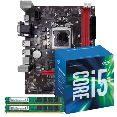Kit Upgrade Kaikora Gamer, Intel Core I5 6ª Geração H110 + 16GB DDR4, Dual Channel