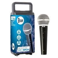 Microfone Dinâmico Com Cabo 3m Dylan Smd-58 Plus Preto