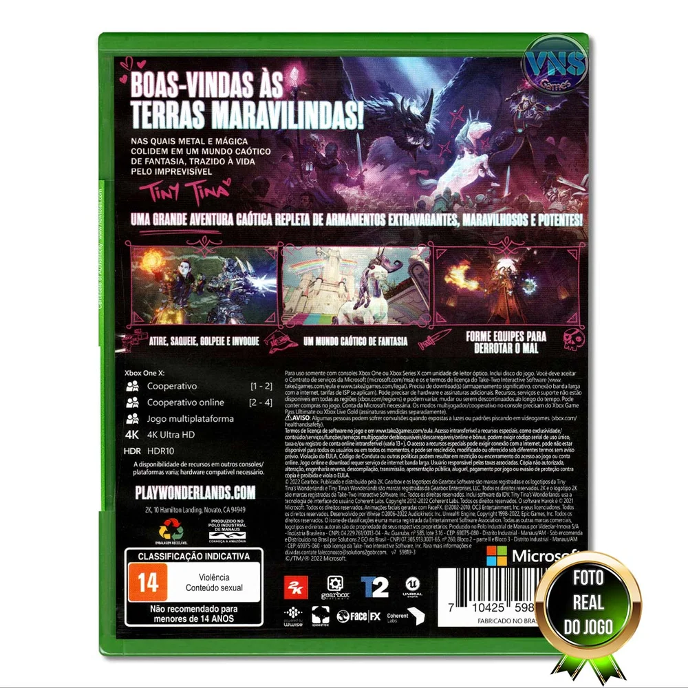 Imagem 5 de 5 do produto Tiny TinaPolegadass Wonderlands - Xbox