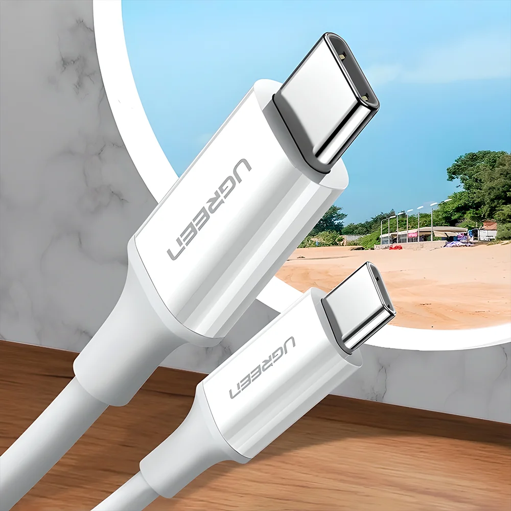Imagem 2 de 5 do produto Ugreen Cabo Usb C Macho Carregador Celular 60w Premium 1m