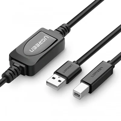Ugreen Cabo Impressora Scanner Usb A X Usb B Amplificado 15m