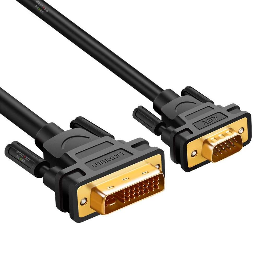 Cabo Conversor Dvi Dvi i 24 5 Pinos Para Vga 1 8m Monitor Escorrega o Preço