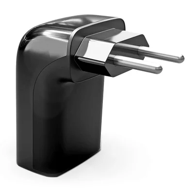 Iclamper Pocket Fit 2 Pinos 10a Dps Proteção Contra Raios E Surtos Elétricos Clamper Preto