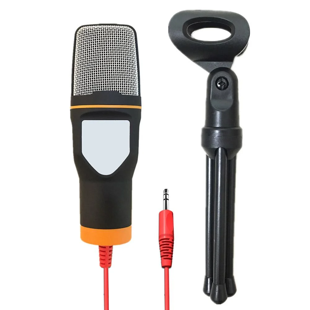 Imagem 3 de 3 do produto Microfone Mymax Condensador P2 Com Suporte De Mesa