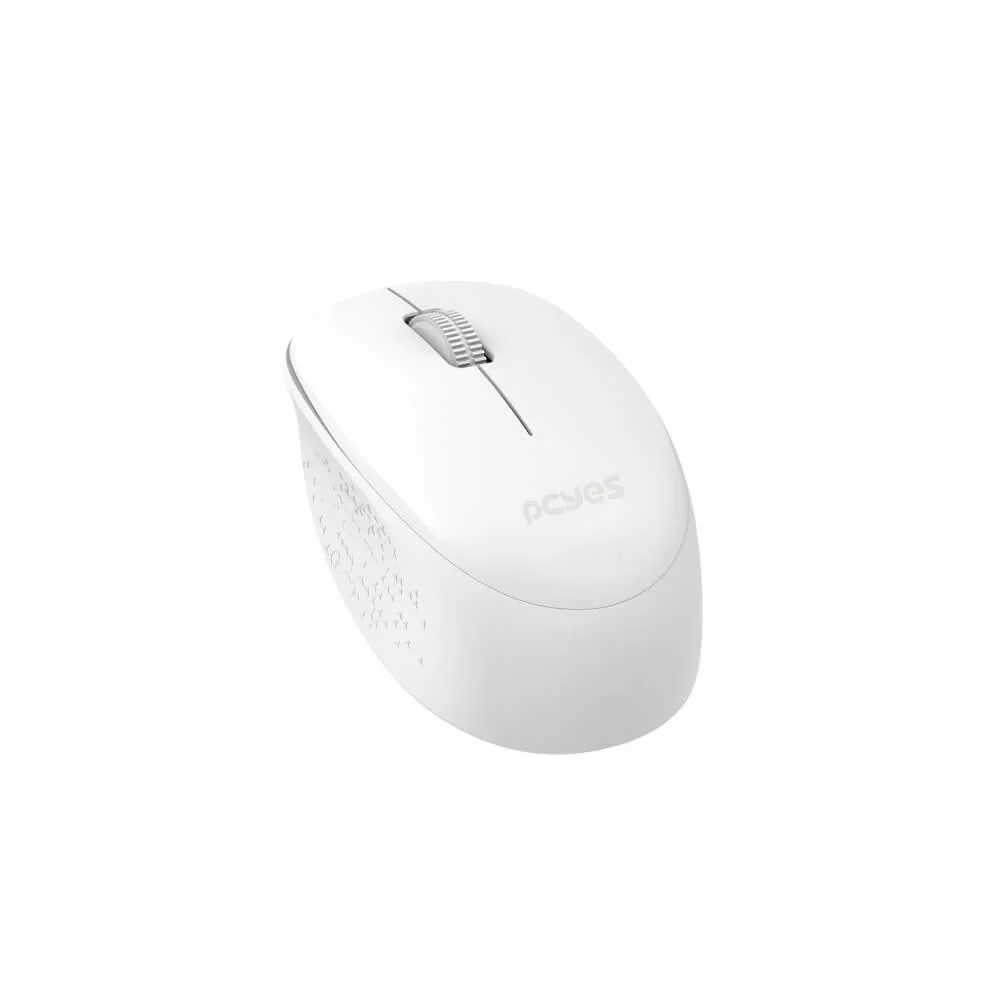 Imagem 3 de 5 do produto Mouse Sem Fio Mover White Silent Click 1600 Dpi Pmmwscw PCyes