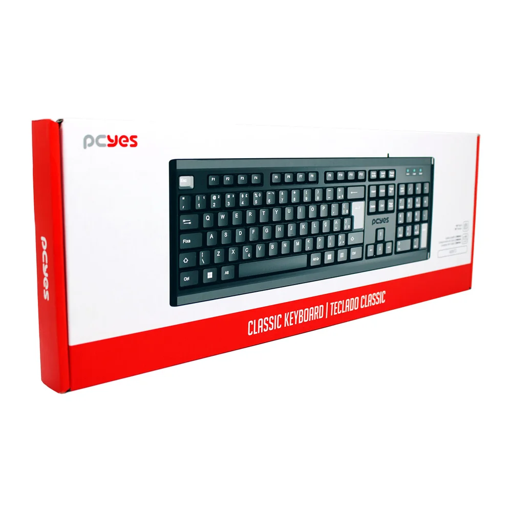 Imagem 5 de 5 do produto Teclado Usb Classic 2mt Ptocl2ab 108066 PCyes