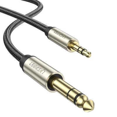 Ugreen Cabo Audio Pro P2 3.5mm P/ P10 6.35mm Estéreo 3m
