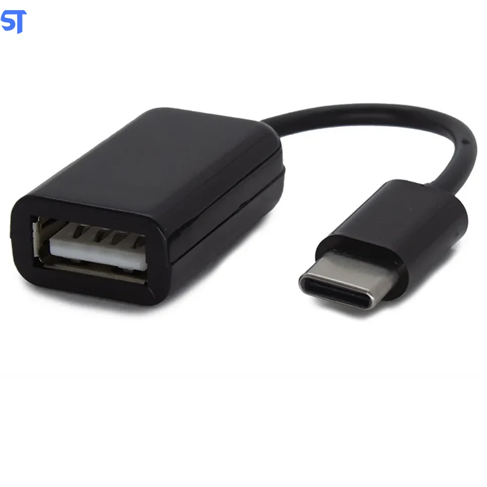 Imagem 2 de 4 do produto Cabo Adaptador Otg Usb Fêmea Para Tipo C Preto - Sk07