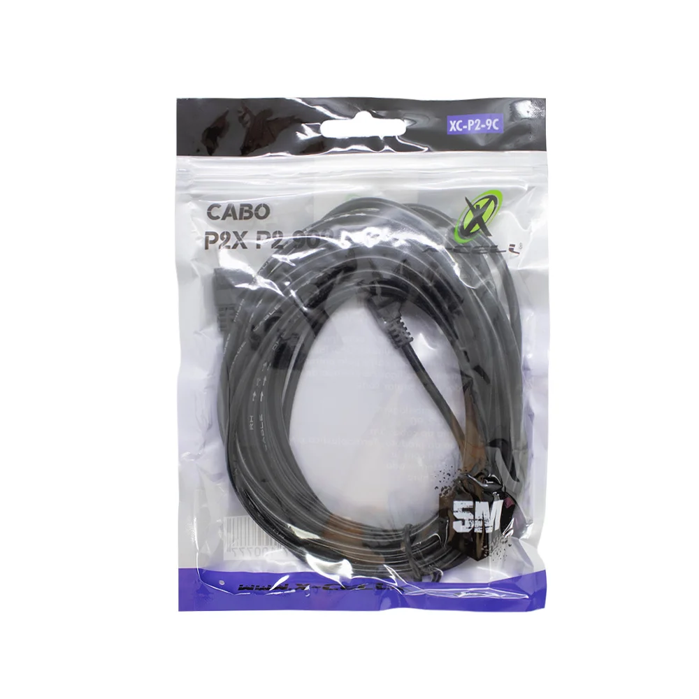 Imagem 3 de 4 do produto Cabo P2 X P2 90 Graus 1.5m Xcell Xc-p2-9a Auxiliar Aux