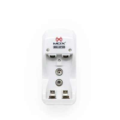 Carregador De Tomada Mox Mo-Cp30, Para Pilhas AA, AAA E Bateria 9V - Bivolt