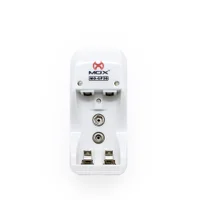 Carregador De Tomada Mox Mo-Cp30, Para Pilhas AA, AAA E Bateria 9V - Bivolt