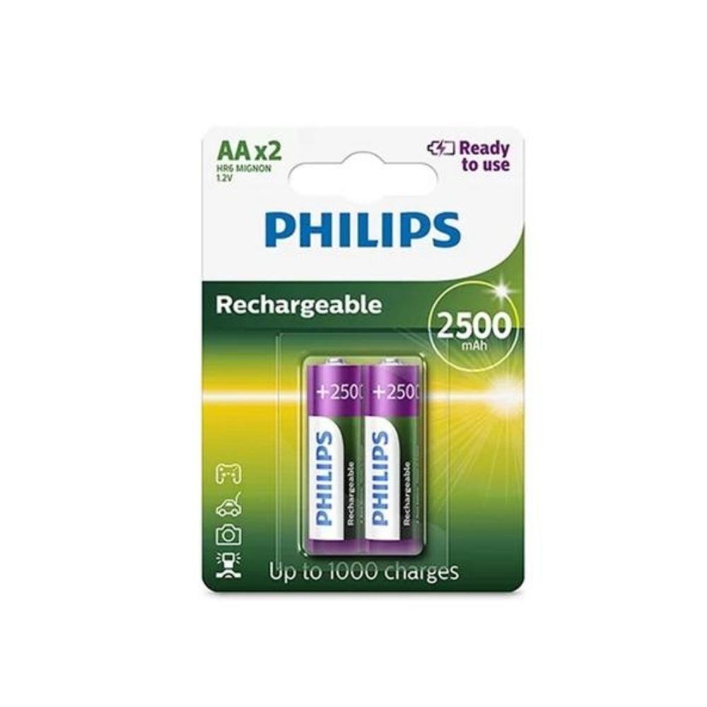 Kit De Pilhas Philips R B Rtu Recarreg Veis