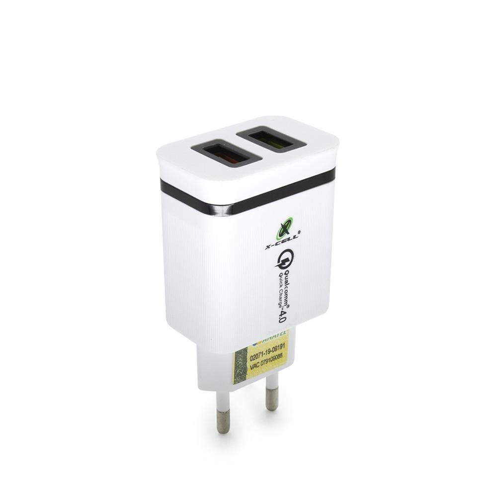 Imagem 2 de 5 do produto Carregador De Tomada Ultra Rápido Com Cabo Lightning X-cell Xc-ur-18