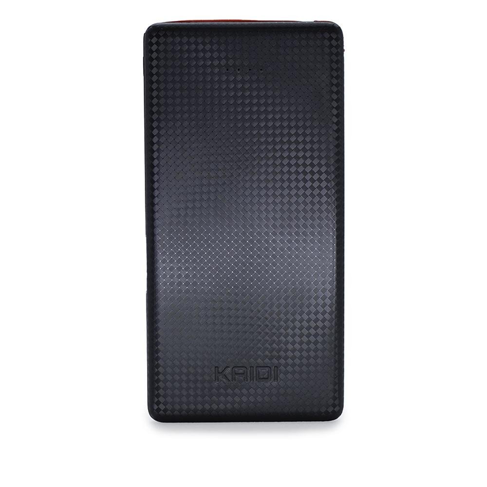 Imagem 3 de 4 do produto Carregador Portátil Power Bank Kaidi, 5000mAh, Preto E Vermelho