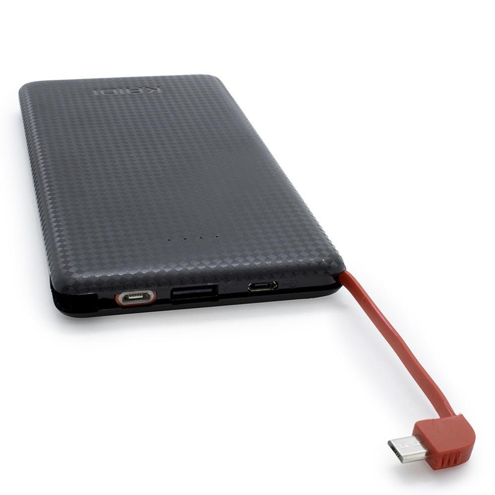 ※kaCASETiFY POWER BANK 5000mAh Carregador Portátil Power Bank Kaidi 5000mAh