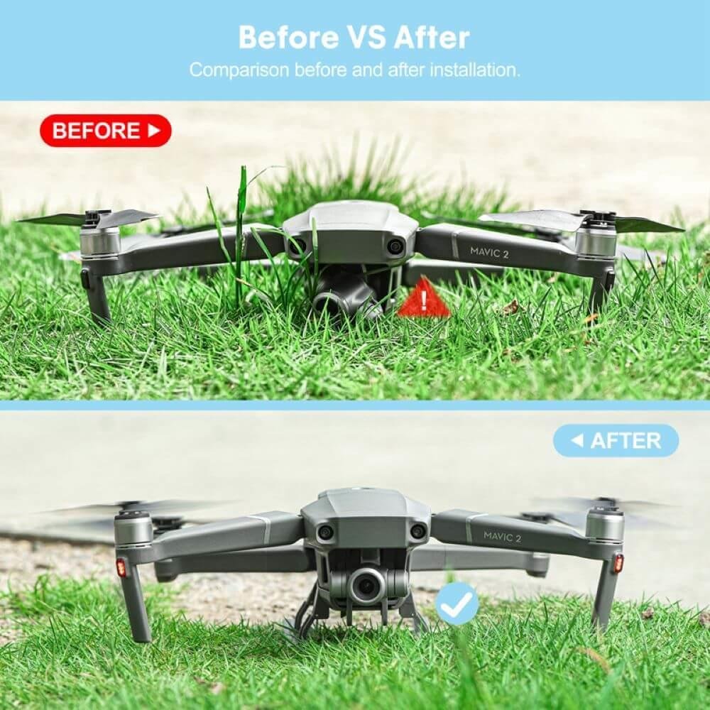 Imagem 2 de 5 do produto Trem De Pouso Dobrável Para Drone Dji Mavic 2 - Startrc