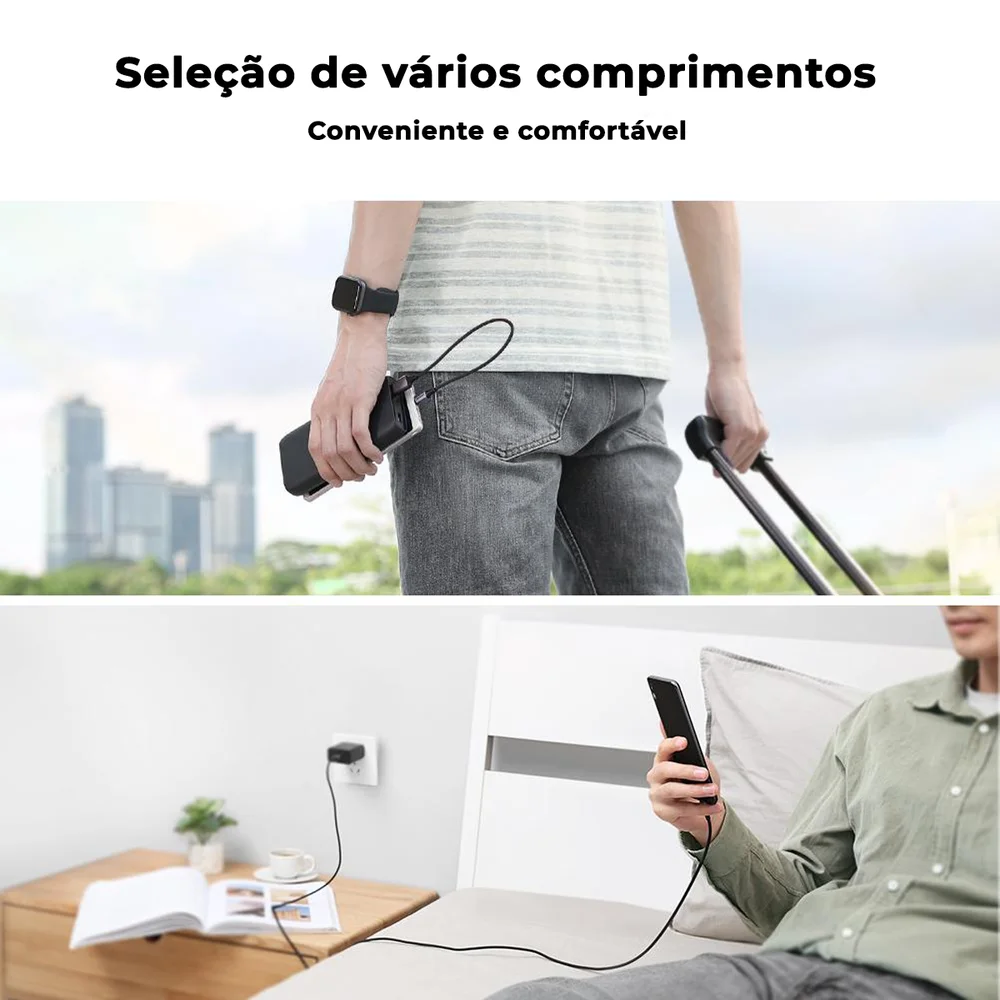 Imagem 4 de 5 do produto Cabo De Celular Ugreen Carga Rápida Turbo Micro USB V8 1m