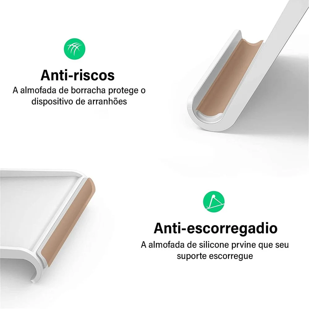 Imagem 3 de 5 do produto Ugreen Suporte Celular Smartphone Tablet Movel Mesa Branco