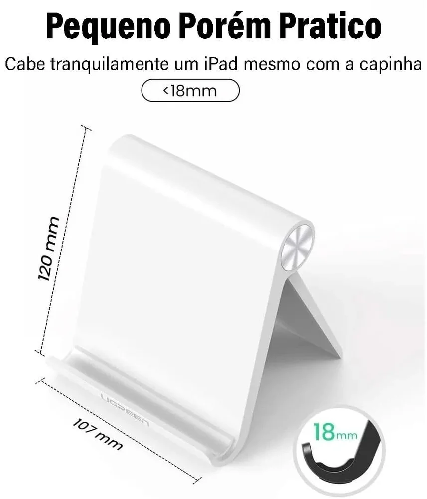 Imagem 5 de 5 do produto Ugreen Apoio Universal Suporte Para Tablet Ipad Móvel Mesa