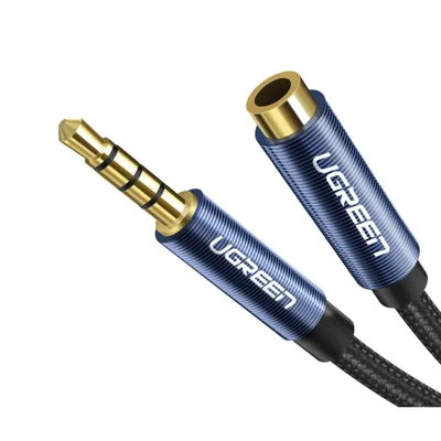 Extensão P2 P3 4vias Ugreen, Celular Note Fone, Microfone 1.5