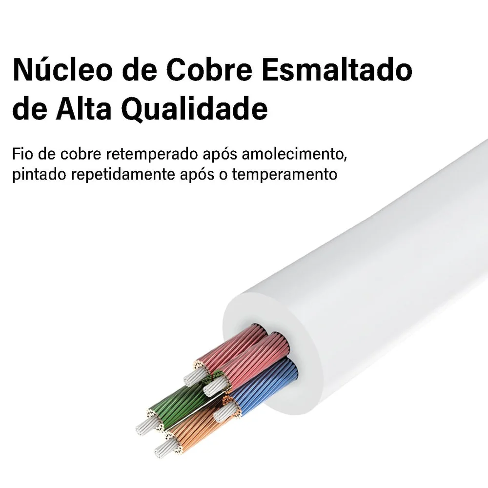 Imagem 5 de 5 do produto Divisor Splitter P3 Ugreen Fone De Ouvido P2 E Mic Fone P2