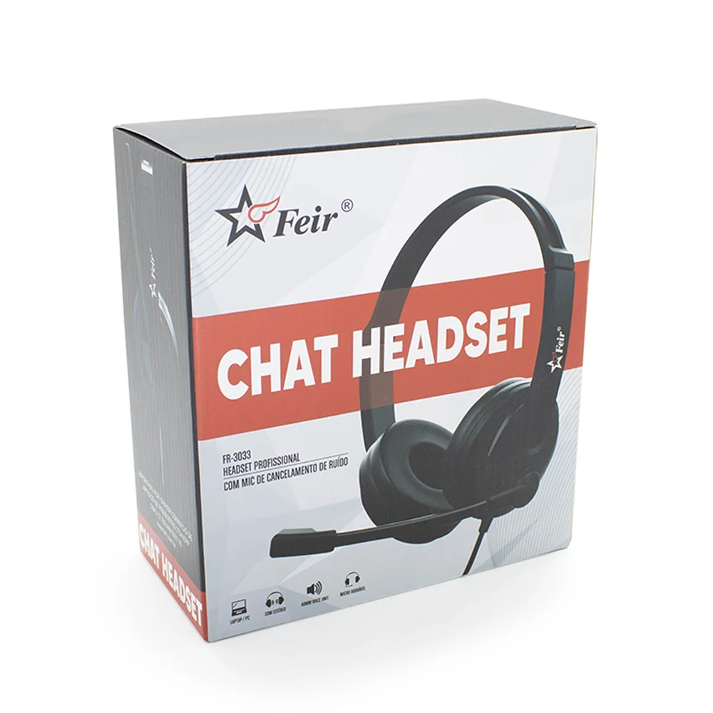 Imagem 4 de 5 do produto Fone De Ouvido Chat Headset Feir Fr-3033