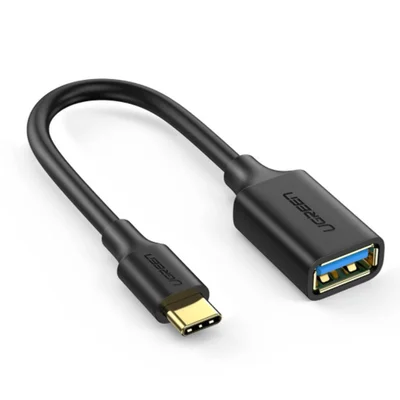 Ugreen Usb-c Macho Para Usb 3.0 Femea Cabo Otg 15cm