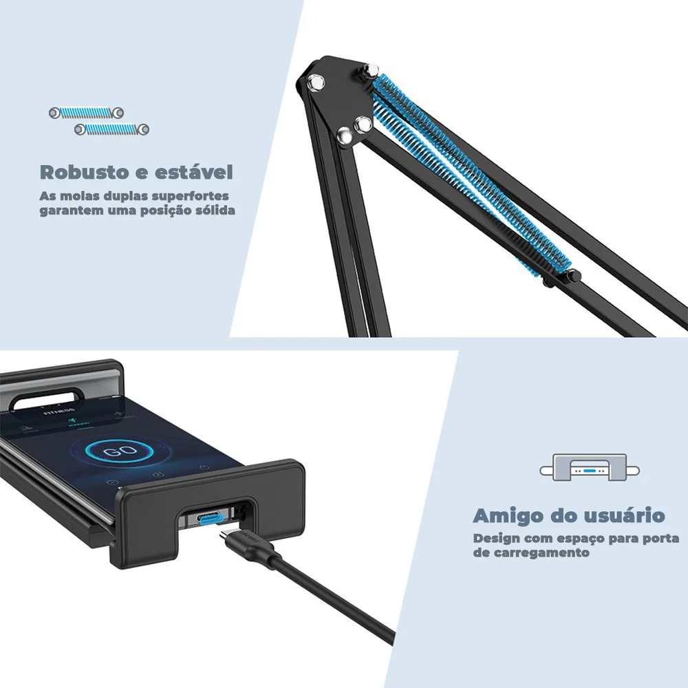 Imagem 2 de 5 do produto Ugreen Suporte Universal Articulado 360° P/ Smartphone